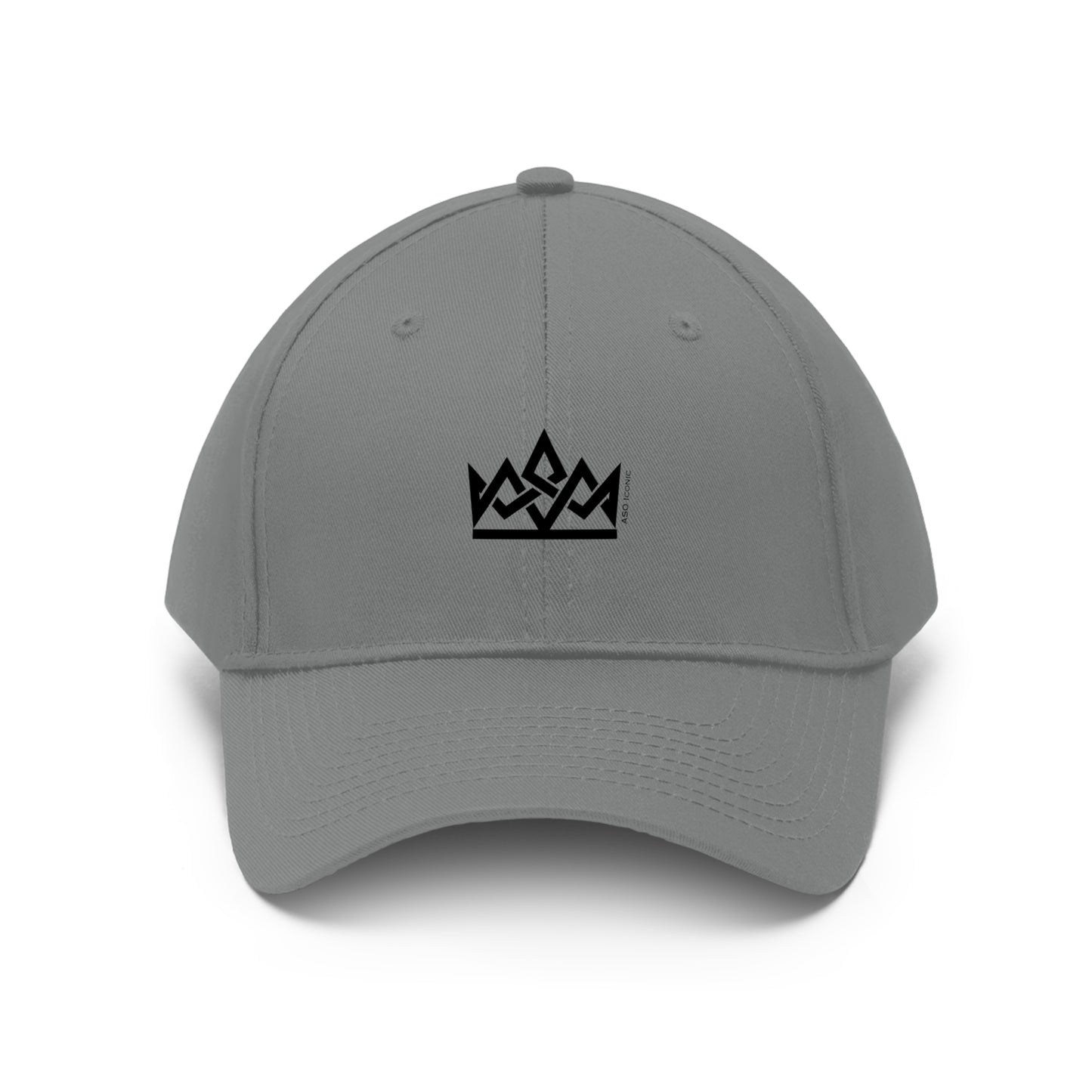 ASO Geo Crown Black print hat